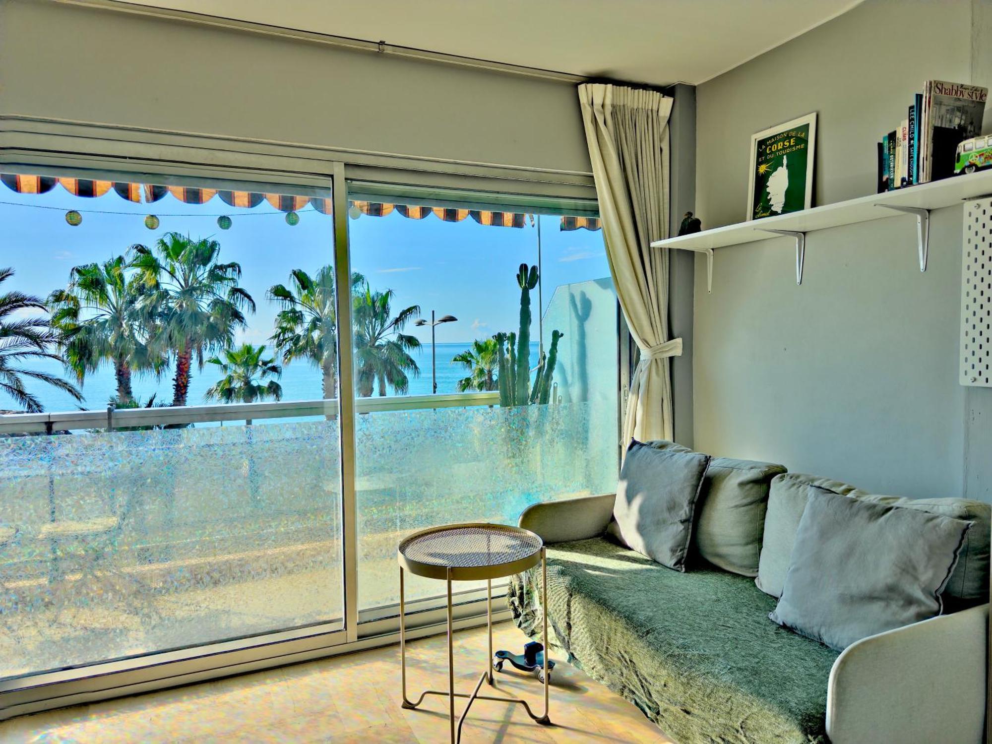 Panoramic Sea View Studio 24H Checkin Cagnes-sur-Mer Dış mekan fotoğraf
