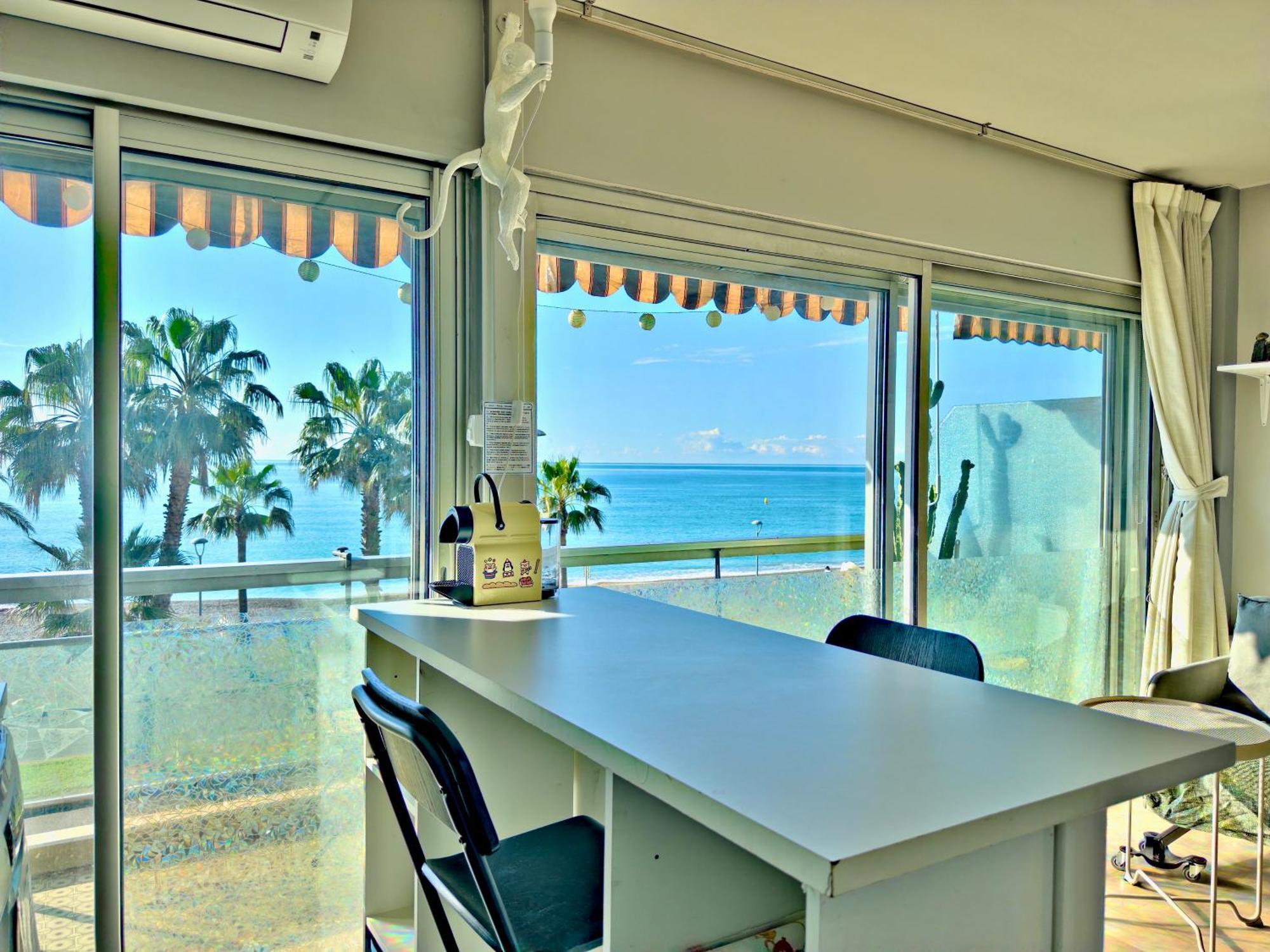 Panoramic Sea View Studio 24H Checkin Cagnes-sur-Mer Dış mekan fotoğraf