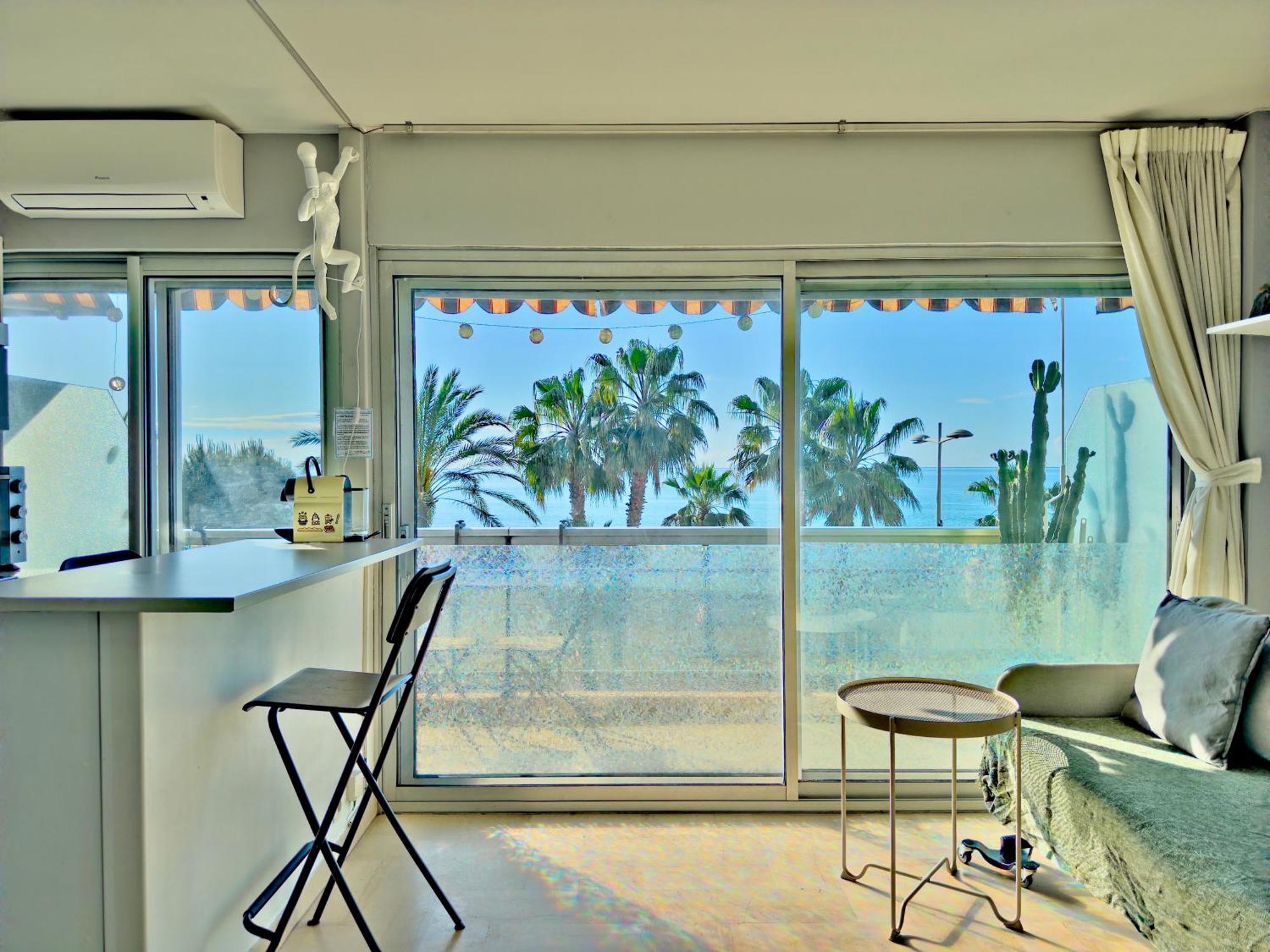 Panoramic Sea View Studio 24H Checkin Cagnes-sur-Mer Dış mekan fotoğraf