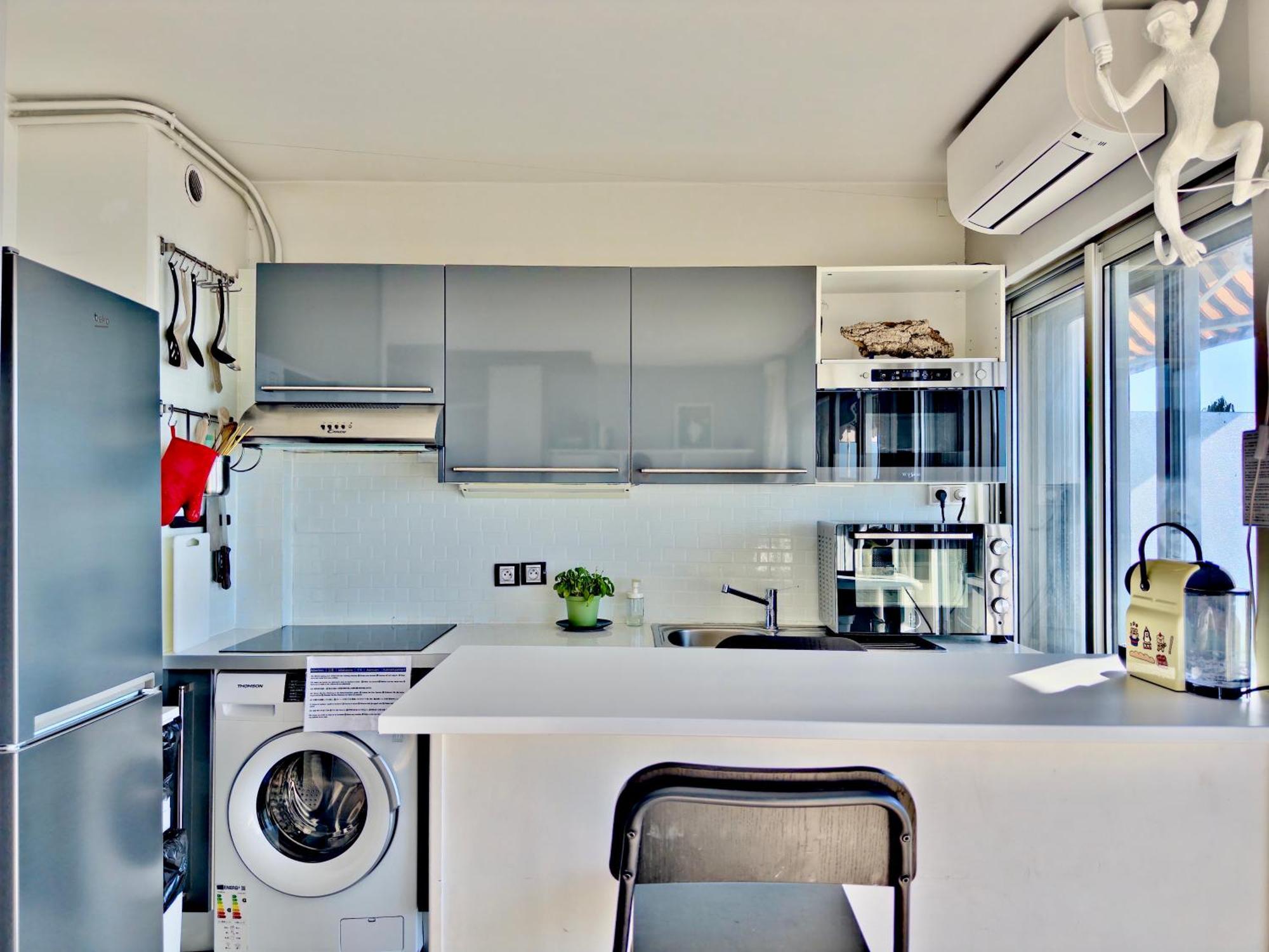 Panoramic Sea View Studio 24H Checkin Cagnes-sur-Mer Dış mekan fotoğraf