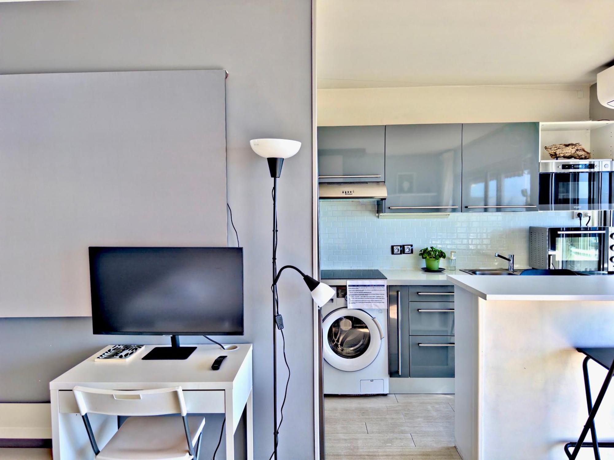 Panoramic Sea View Studio 24H Checkin Cagnes-sur-Mer Dış mekan fotoğraf
